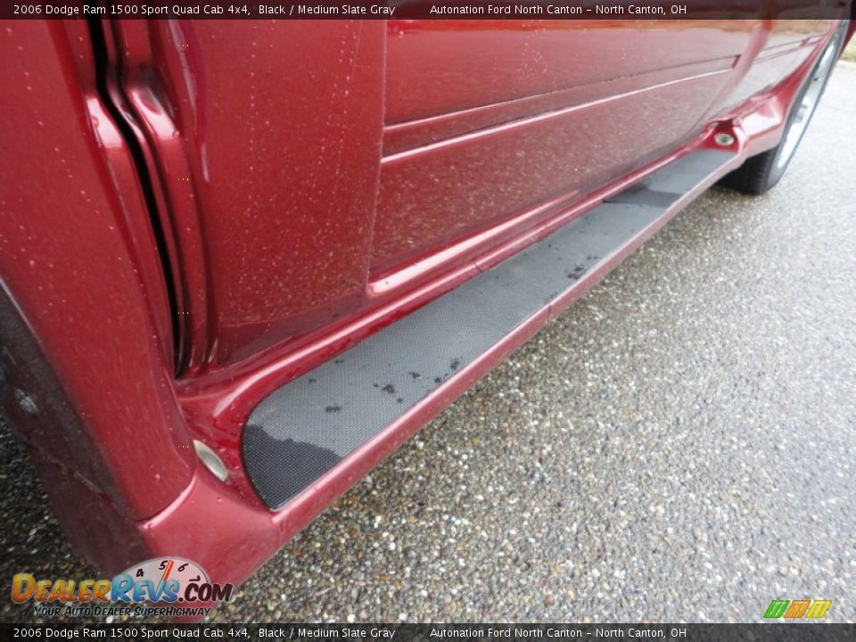 2006 Dodge Ram 1500 Sport Quad Cab 4x4 Black / Medium Slate Gray Photo #15