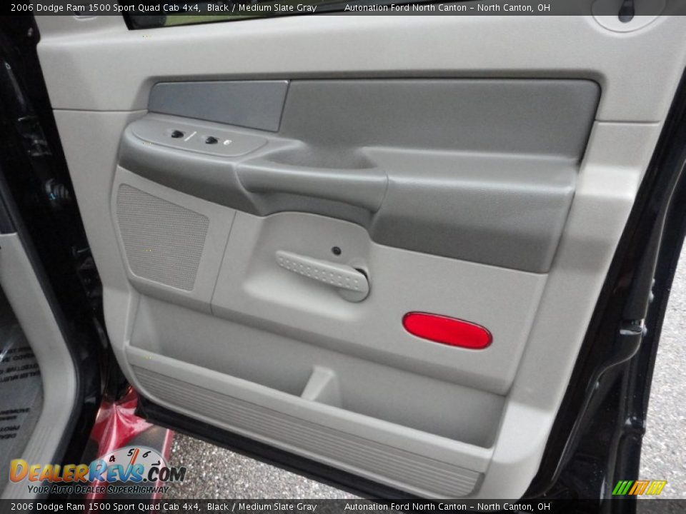 2006 Dodge Ram 1500 Sport Quad Cab 4x4 Black / Medium Slate Gray Photo #24