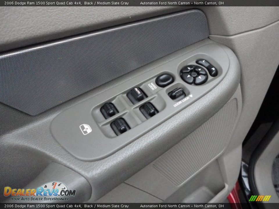2006 Dodge Ram 1500 Sport Quad Cab 4x4 Black / Medium Slate Gray Photo #27