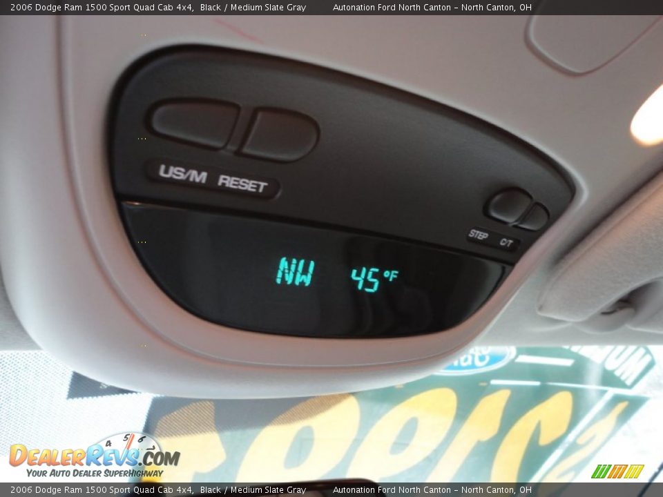 2006 Dodge Ram 1500 Sport Quad Cab 4x4 Black / Medium Slate Gray Photo #31