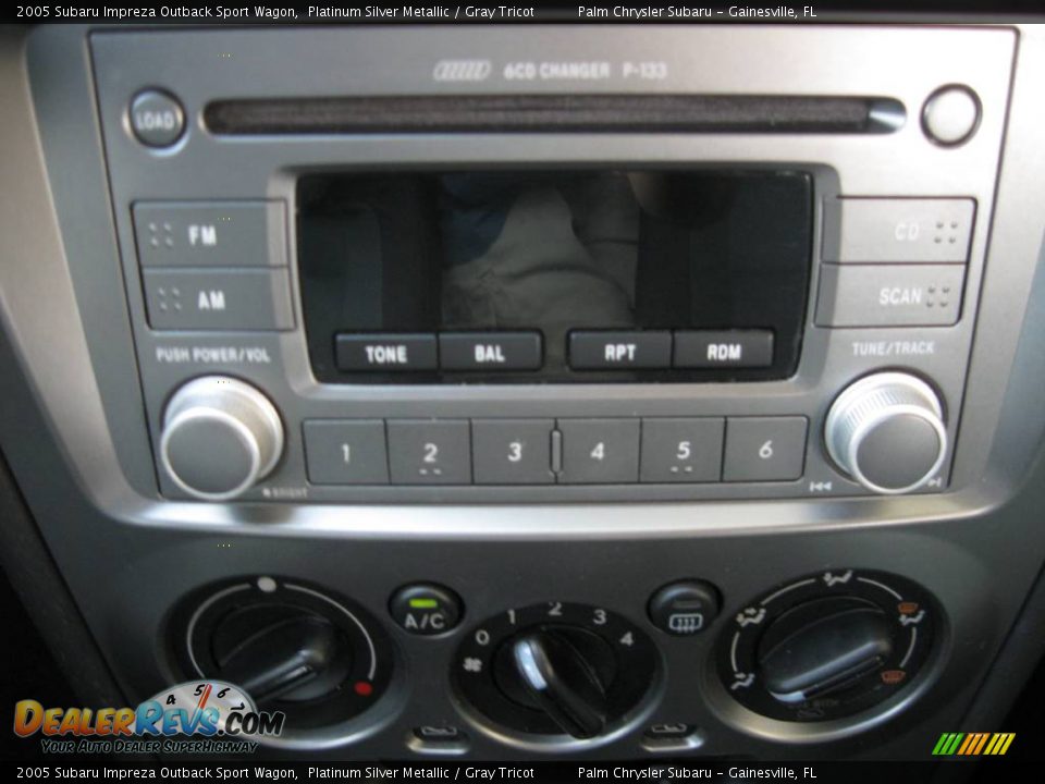 2005 Subaru Impreza Outback Sport Wagon Platinum Silver Metallic / Gray Tricot Photo #14