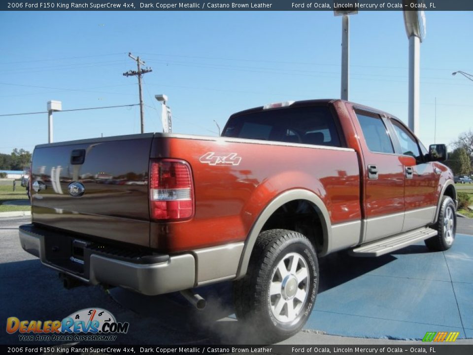 Dark Copper Metallic 2006 Ford F150 King Ranch SuperCrew 4x4 Photo #5