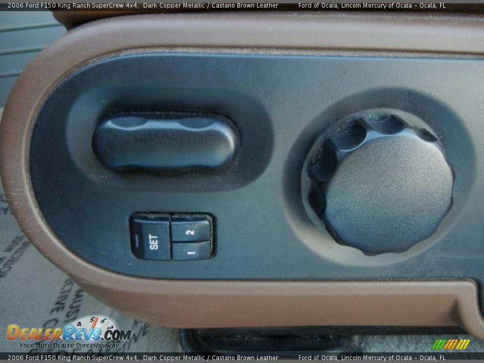 2006 Ford F150 King Ranch SuperCrew 4x4 Dark Copper Metallic / Castano Brown Leather Photo #14