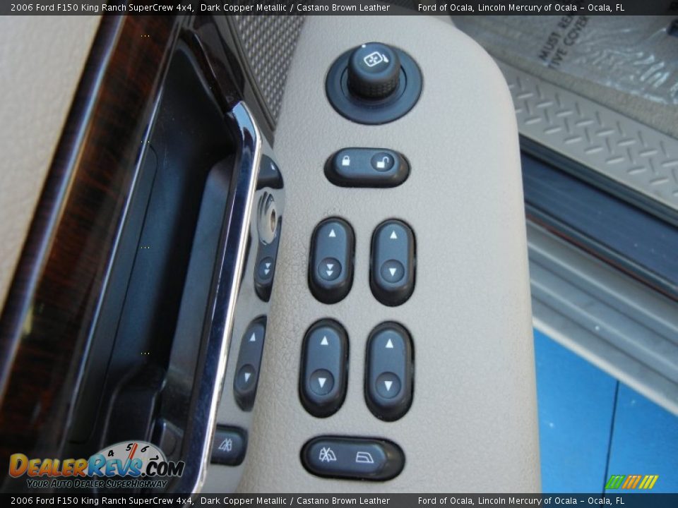 2006 Ford F150 King Ranch SuperCrew 4x4 Dark Copper Metallic / Castano Brown Leather Photo #15