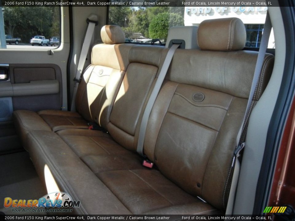 2006 Ford F150 King Ranch SuperCrew 4x4 Dark Copper Metallic / Castano Brown Leather Photo #17