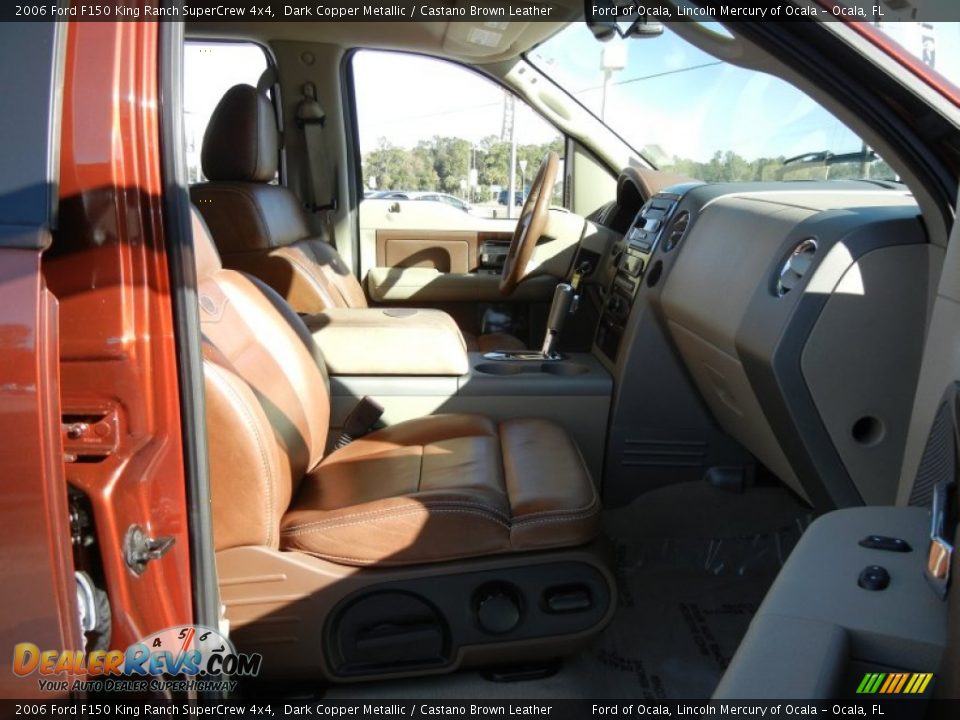 2006 Ford F150 King Ranch SuperCrew 4x4 Dark Copper Metallic / Castano Brown Leather Photo #18