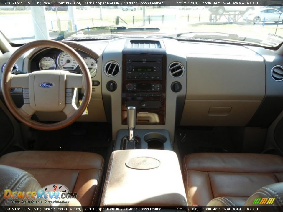 2006 Ford F150 King Ranch SuperCrew 4x4 Dark Copper Metallic / Castano Brown Leather Photo #20