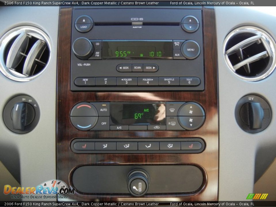 2006 Ford F150 King Ranch SuperCrew 4x4 Dark Copper Metallic / Castano Brown Leather Photo #24