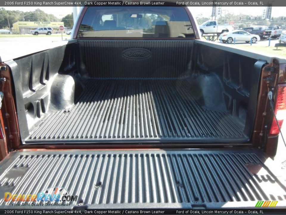 2006 Ford F150 King Ranch SuperCrew 4x4 Dark Copper Metallic / Castano Brown Leather Photo #26