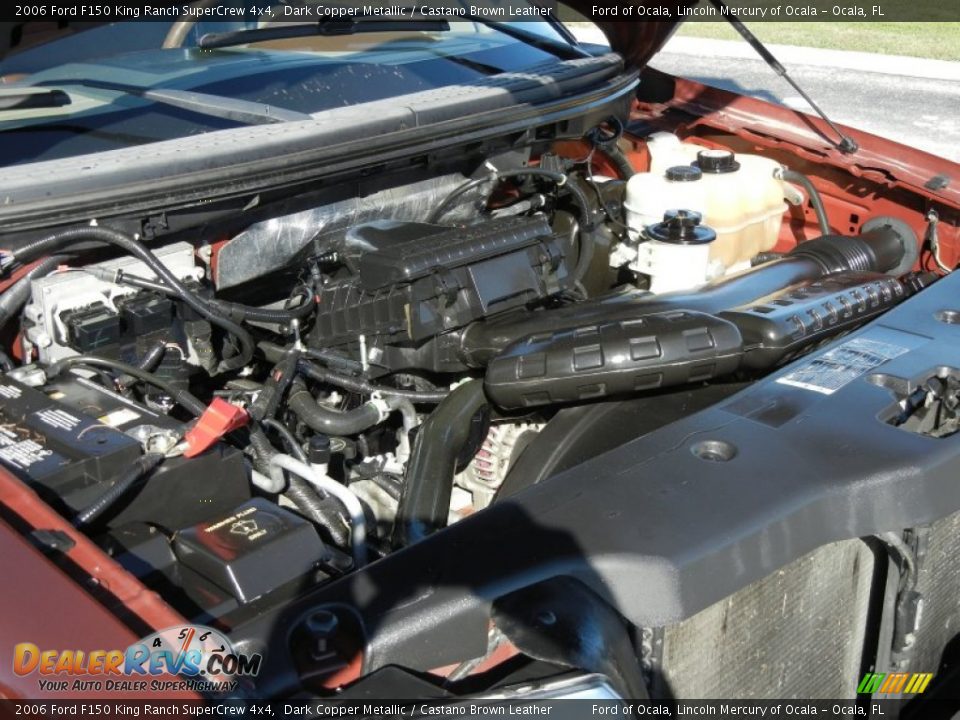 2006 Ford F150 King Ranch SuperCrew 4x4 Dark Copper Metallic / Castano Brown Leather Photo #27