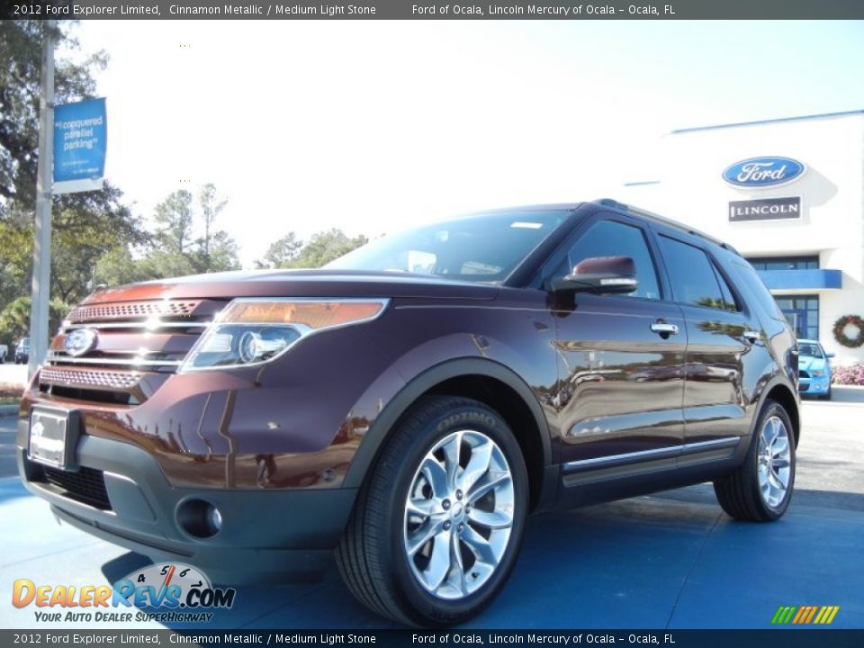 2012 Ford Explorer Limited Cinnamon Metallic / Medium Light Stone Photo #1