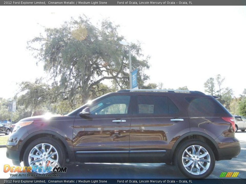 2012 Ford Explorer Limited Cinnamon Metallic / Medium Light Stone Photo #2