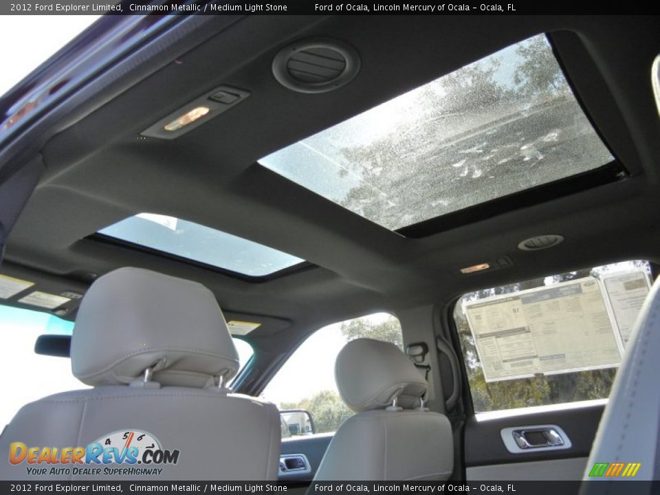 Sunroof of 2012 Ford Explorer Limited Photo #8