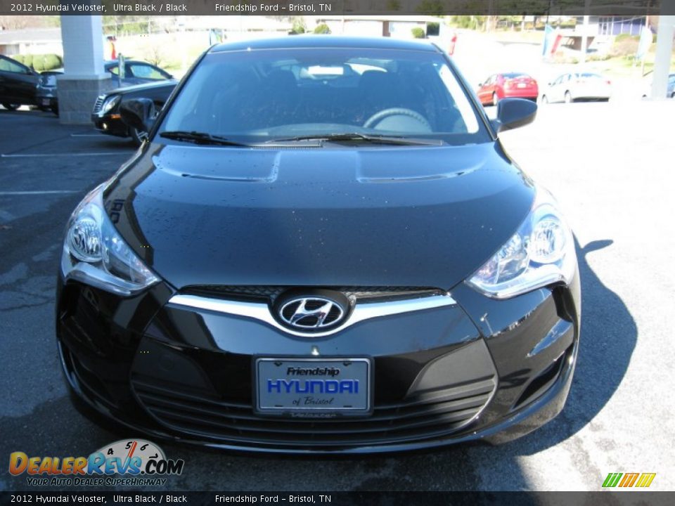 2012 Hyundai Veloster Ultra Black / Black Photo #3