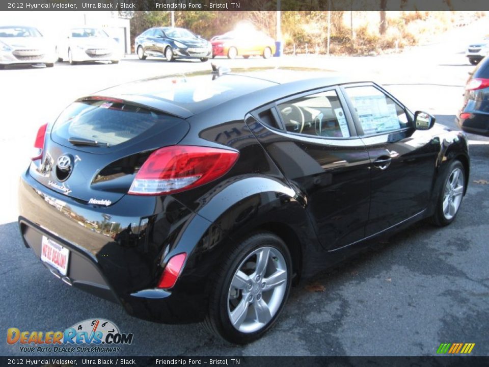 2012 Hyundai Veloster Ultra Black / Black Photo #6