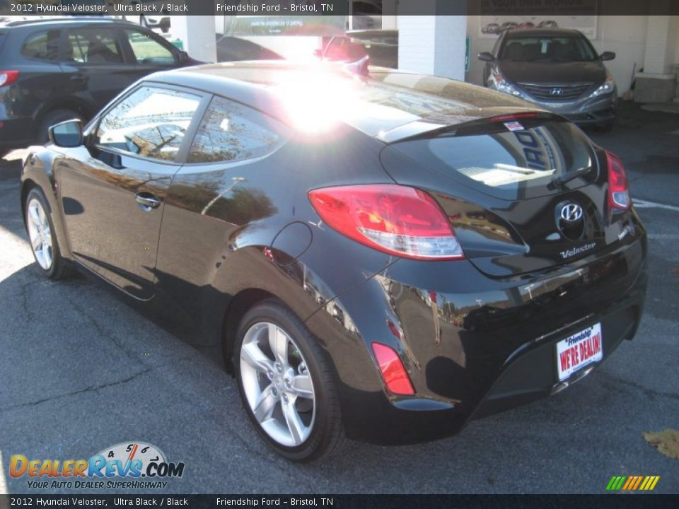 2012 Hyundai Veloster Ultra Black / Black Photo #8
