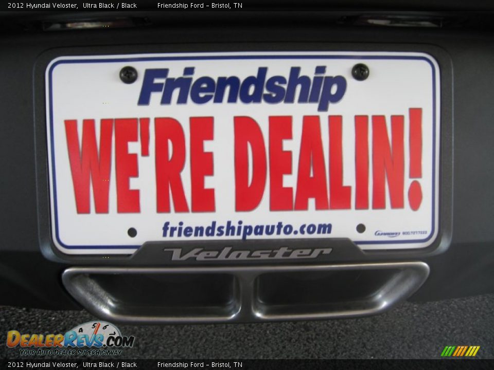 2012 Hyundai Veloster Ultra Black / Black Photo #13