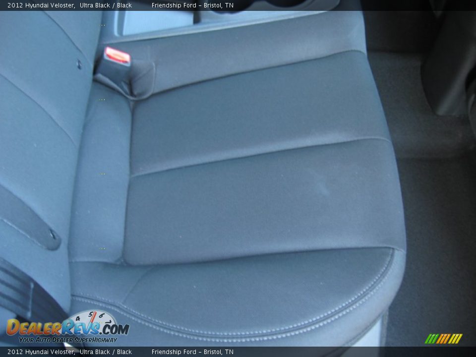 2012 Hyundai Veloster Ultra Black / Black Photo #18