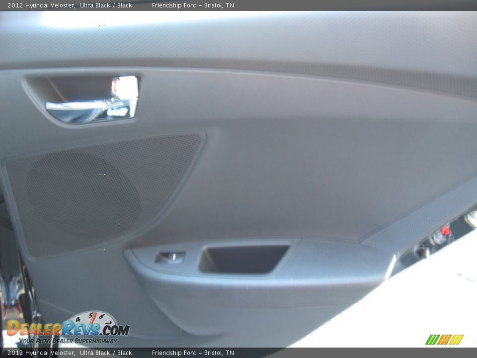 2012 Hyundai Veloster Ultra Black / Black Photo #19