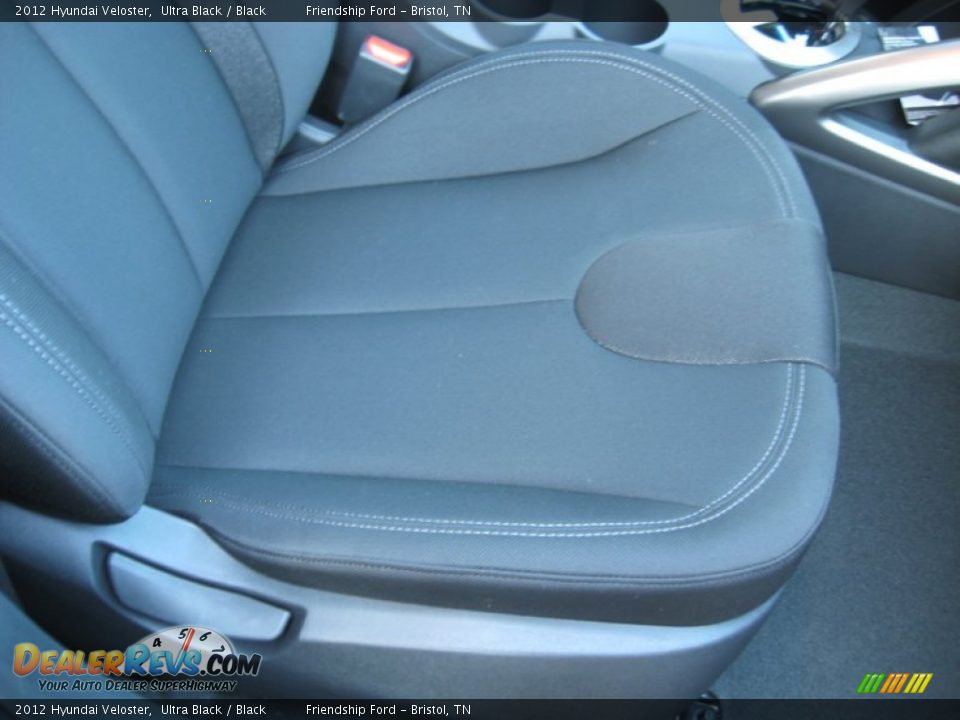 2012 Hyundai Veloster Ultra Black / Black Photo #21