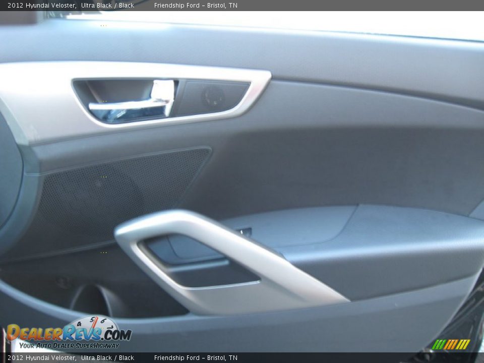 2012 Hyundai Veloster Ultra Black / Black Photo #22