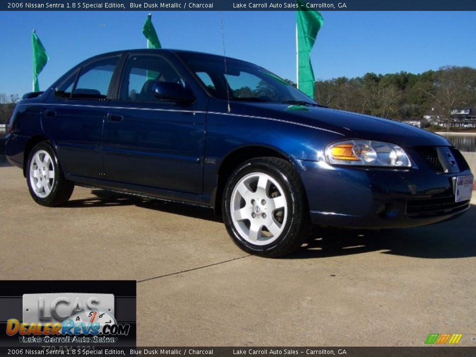 2006 Nissan Sentra 1.8 S Special Edition Blue Dusk Metallic / Charcoal Photo #1