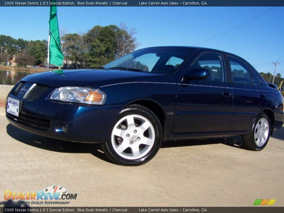 2006 Nissan Sentra 1.8 S Special Edition Blue Dusk Metallic / Charcoal Photo #2