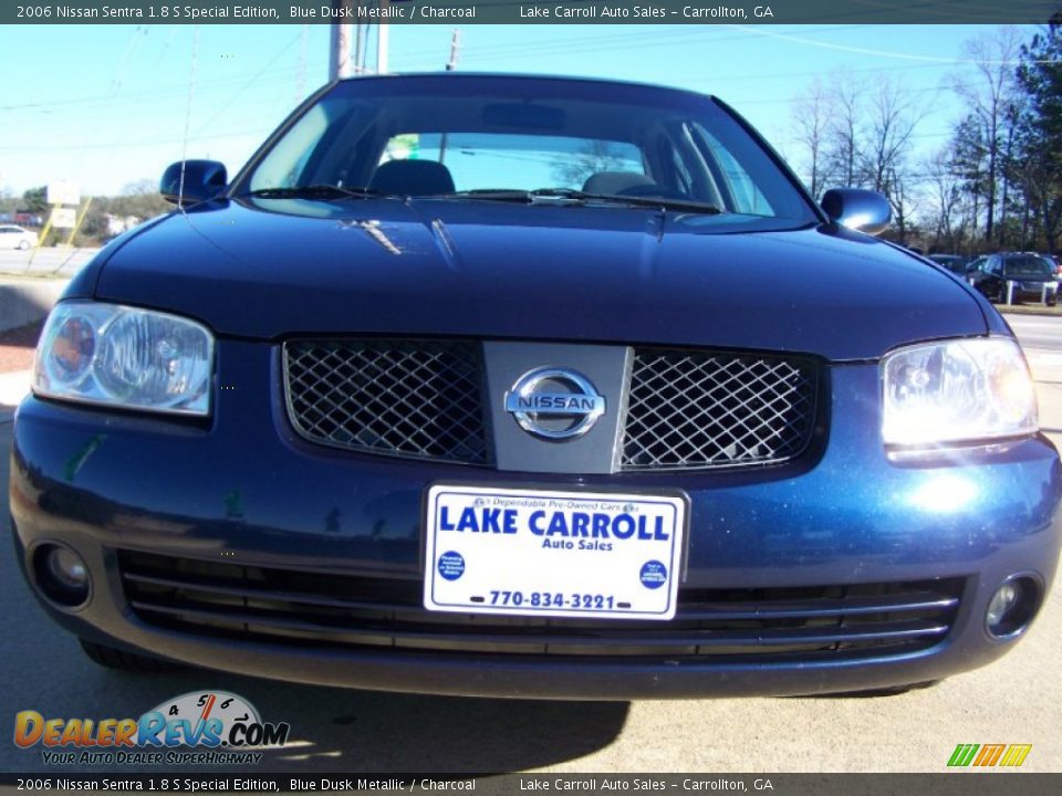 2006 Nissan Sentra 1.8 S Special Edition Blue Dusk Metallic / Charcoal Photo #3