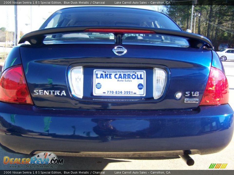 2006 Nissan Sentra 1.8 S Special Edition Blue Dusk Metallic / Charcoal Photo #4