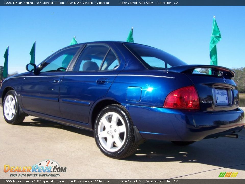 2006 Nissan Sentra 1.8 S Special Edition Blue Dusk Metallic / Charcoal Photo #6