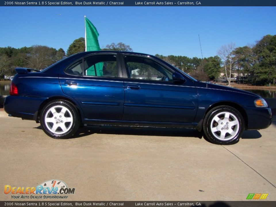 2006 Nissan Sentra 1.8 S Special Edition Blue Dusk Metallic / Charcoal Photo #7