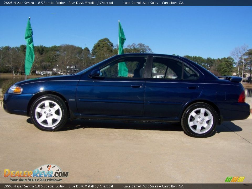 2006 Nissan Sentra 1.8 S Special Edition Blue Dusk Metallic / Charcoal Photo #8