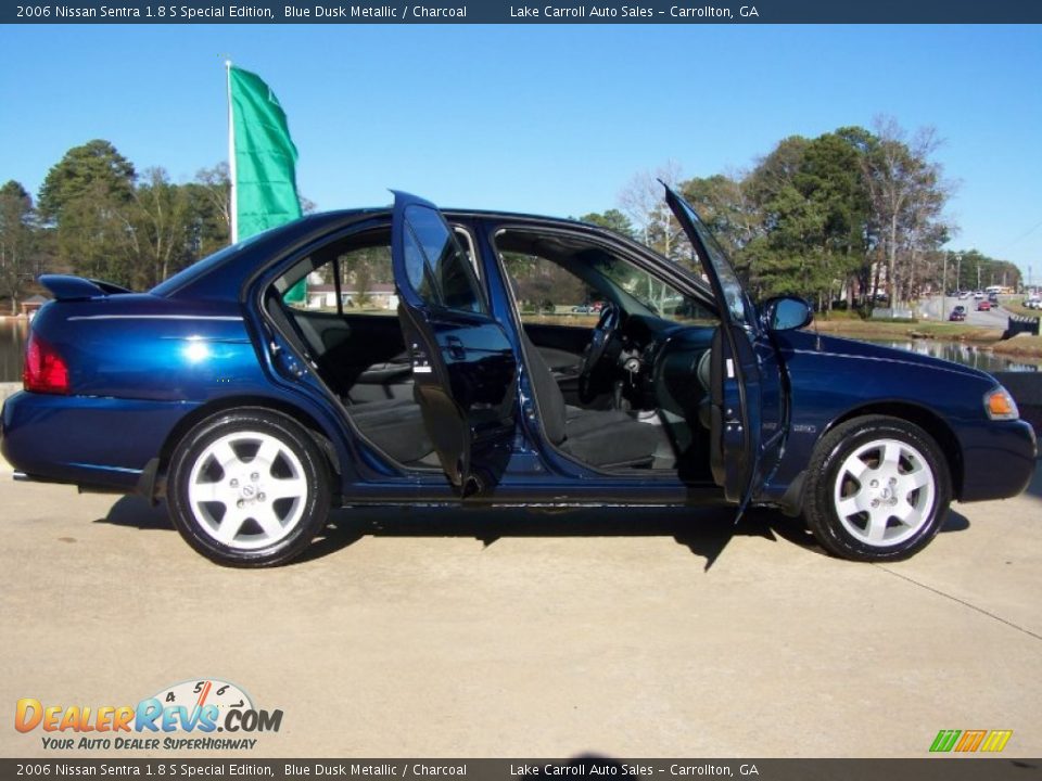 2006 Nissan Sentra 1.8 S Special Edition Blue Dusk Metallic / Charcoal Photo #9