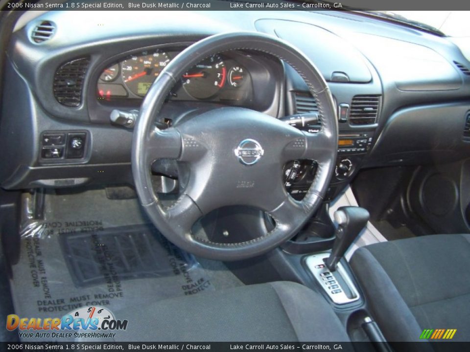 2006 Nissan Sentra 1.8 S Special Edition Blue Dusk Metallic / Charcoal Photo #13