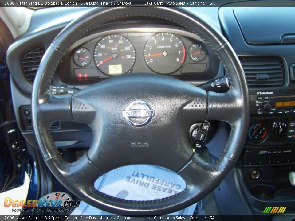 2006 Nissan Sentra 1.8 S Special Edition Blue Dusk Metallic / Charcoal Photo #14