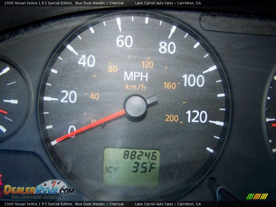 2006 Nissan Sentra 1.8 S Special Edition Blue Dusk Metallic / Charcoal Photo #16