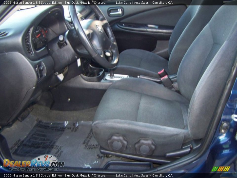 2006 Nissan Sentra 1.8 S Special Edition Blue Dusk Metallic / Charcoal Photo #17