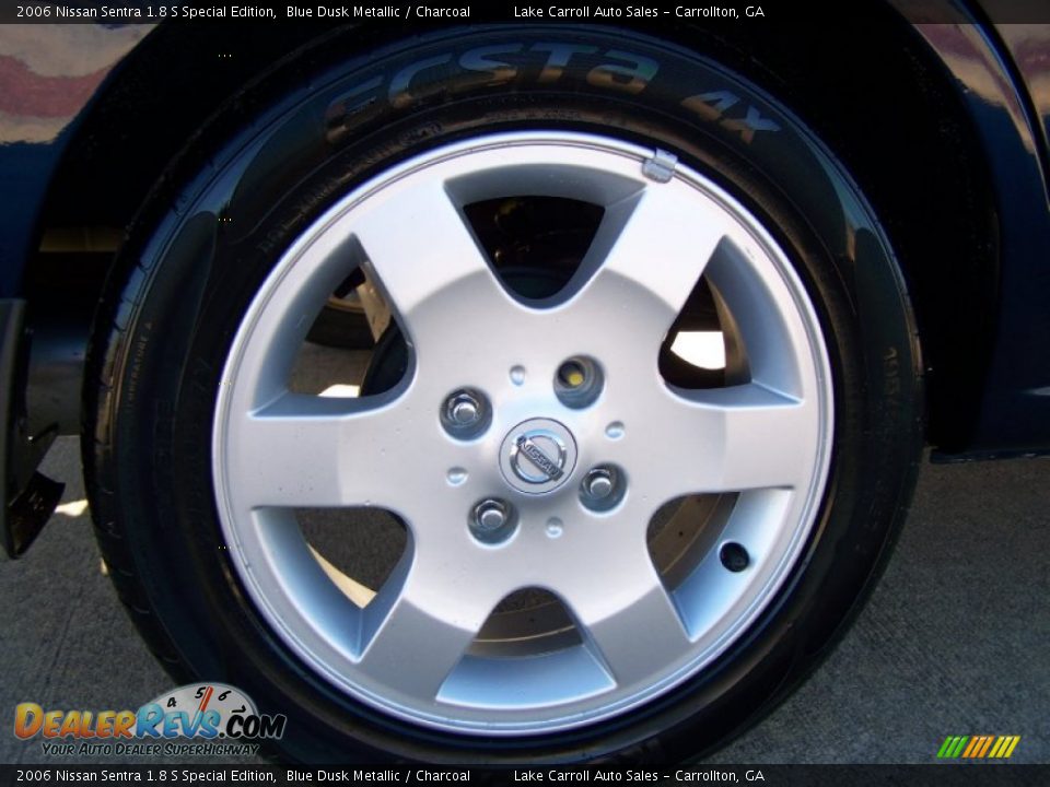 2006 Nissan Sentra 1.8 S Special Edition Blue Dusk Metallic / Charcoal Photo #35