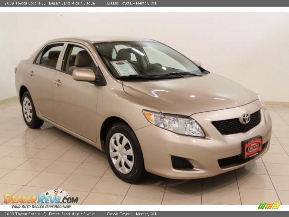 2009 Toyota Corolla LE Desert Sand Mica / Bisque Photo #1
