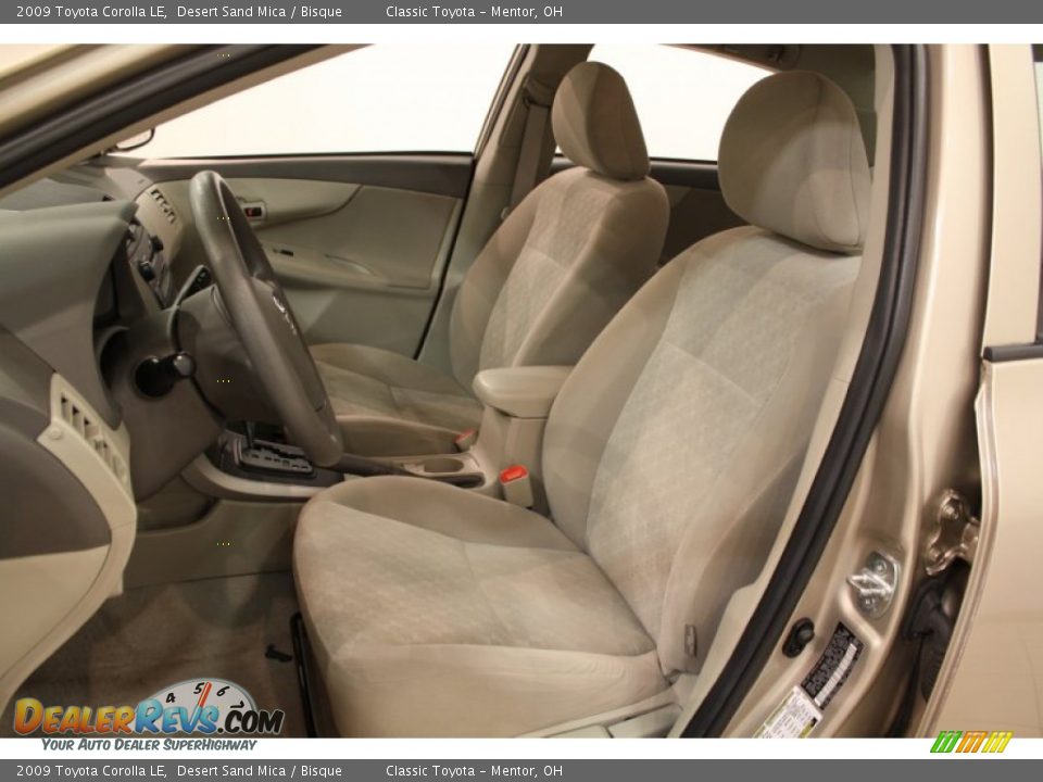 2009 Toyota Corolla LE Desert Sand Mica / Bisque Photo #6
