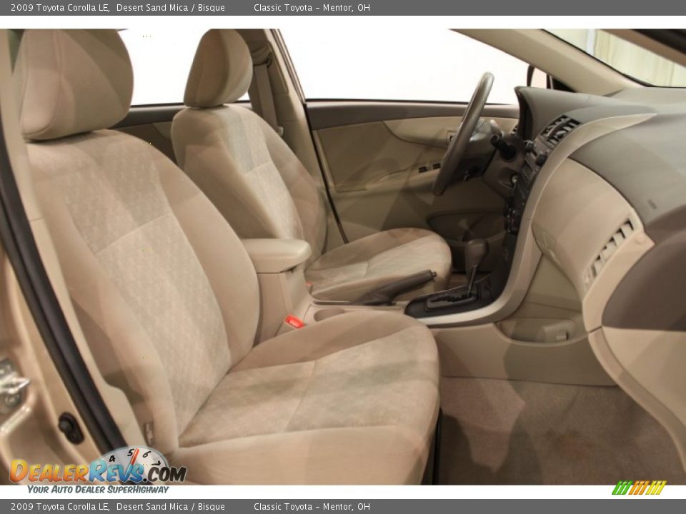 2009 Toyota Corolla LE Desert Sand Mica / Bisque Photo #10