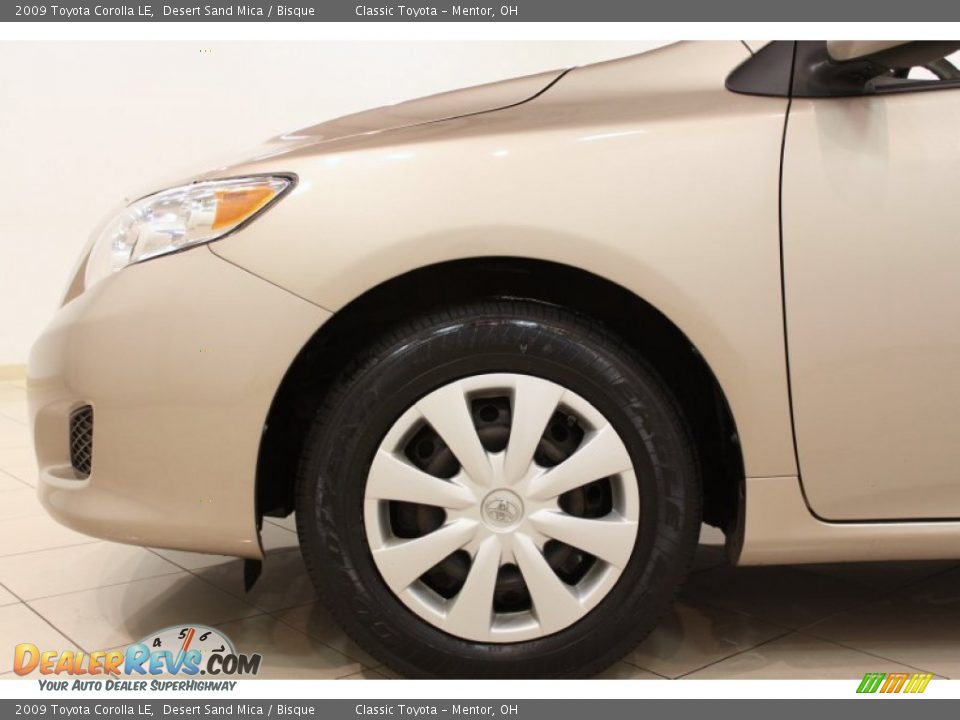 2009 Toyota Corolla LE Desert Sand Mica / Bisque Photo #16