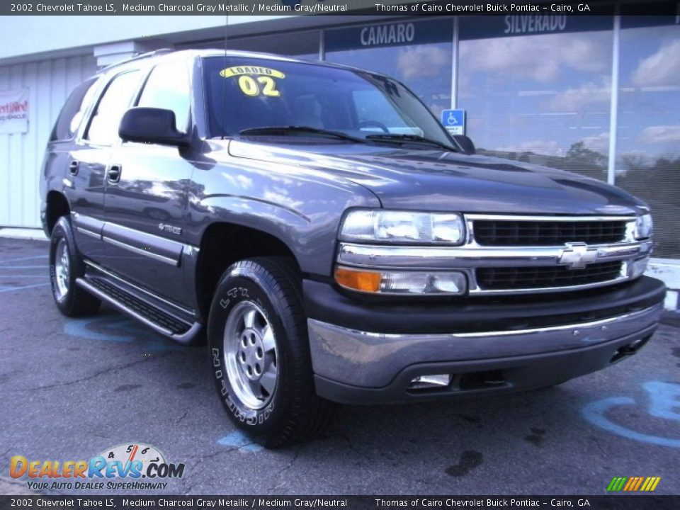 2002 Chevrolet Tahoe LS Medium Charcoal Gray Metallic / Medium Gray/Neutral Photo #1