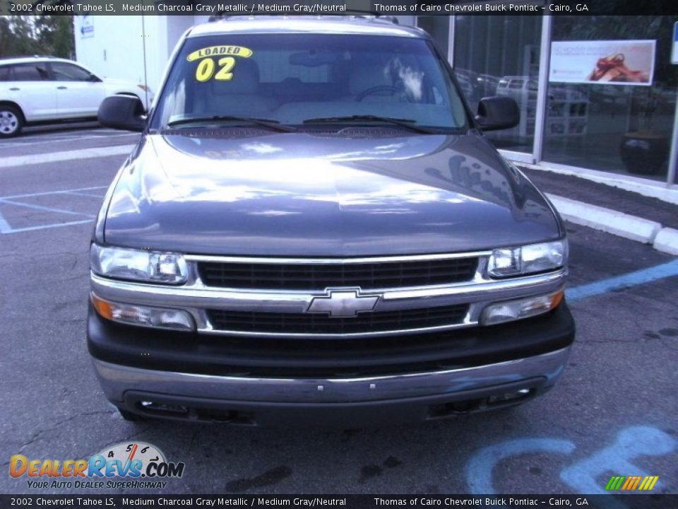 2002 Chevrolet Tahoe LS Medium Charcoal Gray Metallic / Medium Gray/Neutral Photo #3