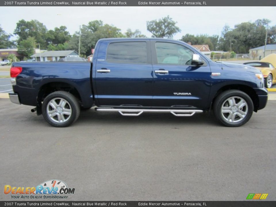 Nautical Blue Metallic 2007 Toyota Tundra Limited CrewMax Photo #3