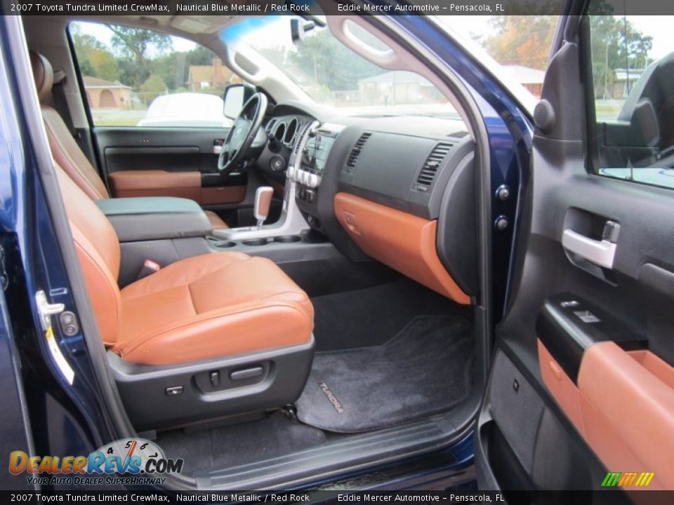 Red Rock Interior - 2007 Toyota Tundra Limited CrewMax Photo #13