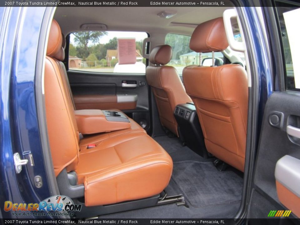 Red Rock Interior - 2007 Toyota Tundra Limited CrewMax Photo #14