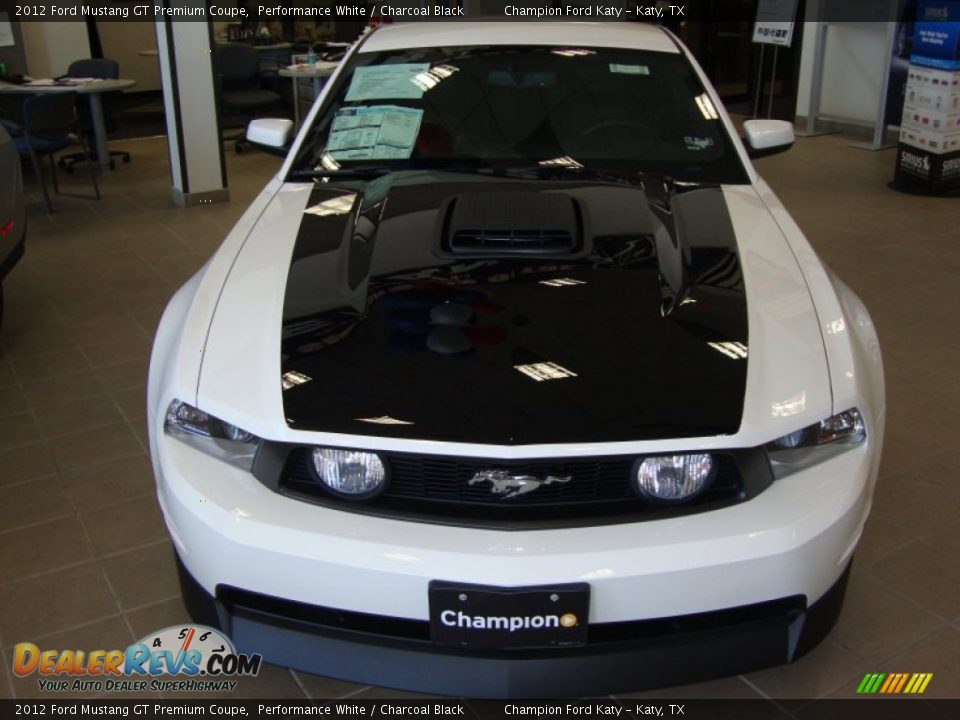 2012 Ford Mustang GT Premium Coupe Performance White / Charcoal Black Photo #4