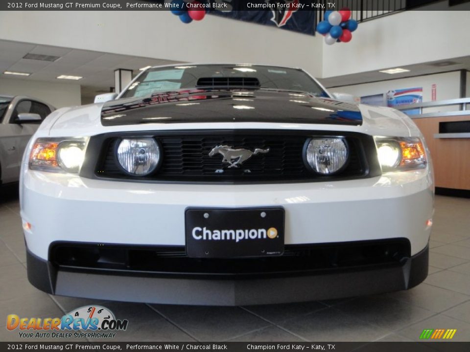 2012 Ford Mustang GT Premium Coupe Performance White / Charcoal Black Photo #5