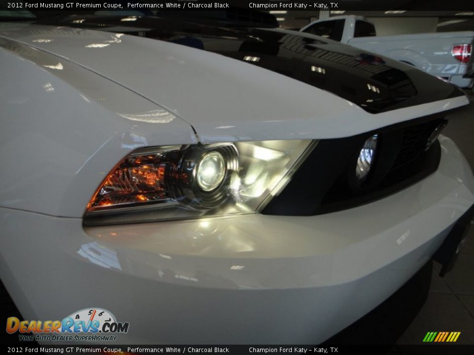 2012 Ford Mustang GT Premium Coupe Performance White / Charcoal Black Photo #6